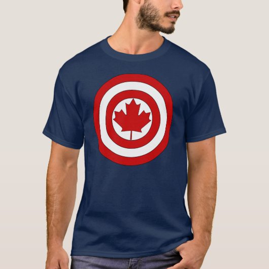 Kapitein Canada: logo T-shirt (Voorkant)