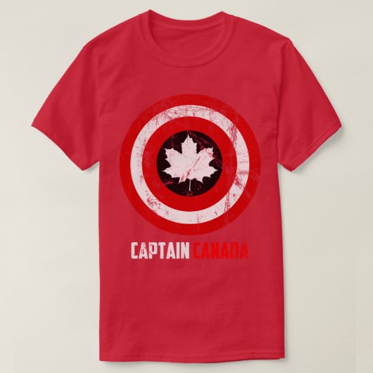 Kapitein Canada T-shirt (Design voorkant)