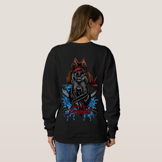 Kapitein Cane Corso T-Shirt Pirates (Achterkant volledig)