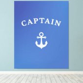 Kapitein Canvas Afdruk (Insitu (Houten vloer))
