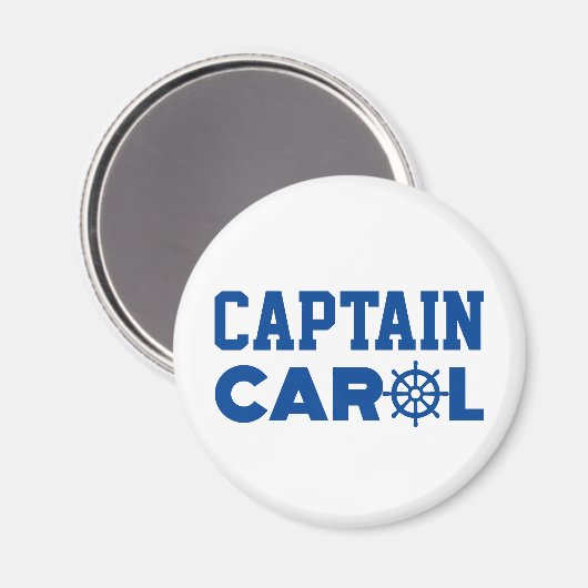Kapitein Carol Magneet (Voorkant / Achterkant)
