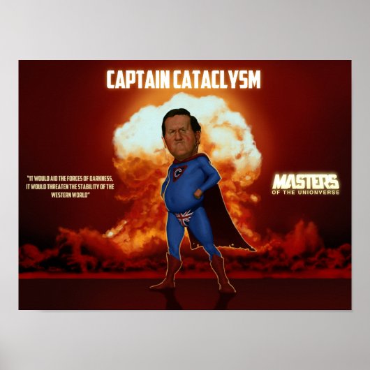 Kapitein Cataclysm Poster (Voorkant)