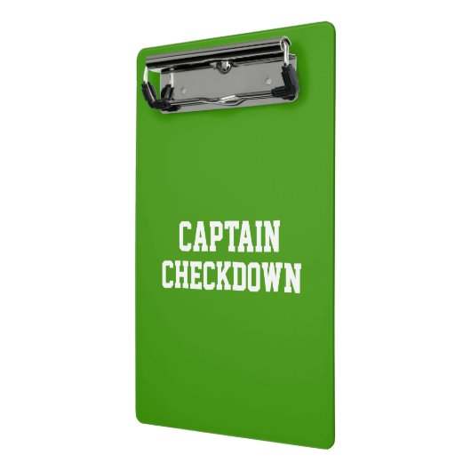 Kapitein Checkdown Mini Klembord (Angled2)