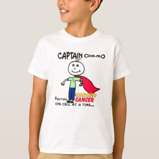 Kapitein Chemo Childhood Cancer Support T-shirt