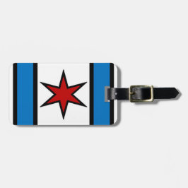 Kapitein Chicago Modern Shield Bagagelabel