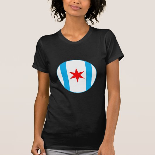 Kapitein Chicago Shield T-shirt (Voorkant)