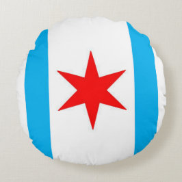 Kapitein Chicago Snuggle Shield Rond Kussen