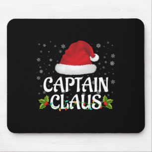 Kapitein Claus Kerstverlichting Santa Pajama Famil Muismat