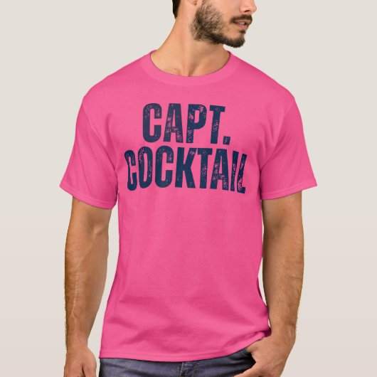 Kapitein Cocktail Captain Cocktail T-shirt (Voorkant)