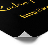 Kapitein Coconut Band's Officieel "Gold" Cd-Poster Poster (Hoek)