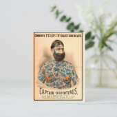 Kapitein Constantius Briefkaart (Staand voorkant)