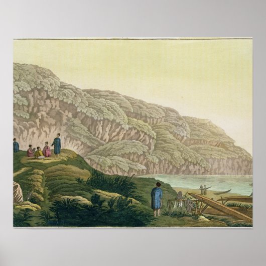 Kapitein Cook (1728-1979) in Alaska tijdens zijn r Poster (Voorkant)