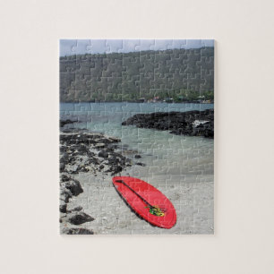 Kapitein Cook Hawaii strand scène paddleboard puzz Legpuzzel