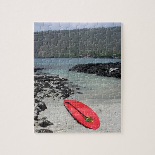 Kapitein Cook Hawaii strand scène paddleboard puzz Legpuzzel (Verticaal)