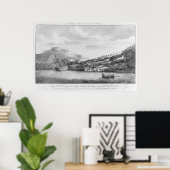 Kapitein Cook is schipbreuk geleden Poster (Thuiskantoor)