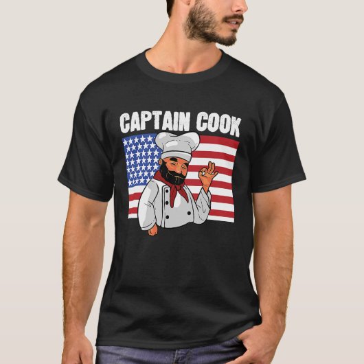 Kapitein Cook T-shirt (Voorkant)