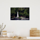 Kapitein Cook's monument - Hawaii Poster (Keuken)