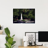Kapitein Cook's monument - Hawaii Poster (Thuiskantoor)