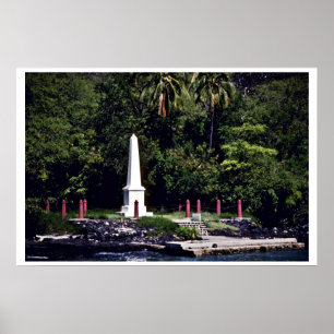 Kapitein Cook's monument - Hawaii Poster