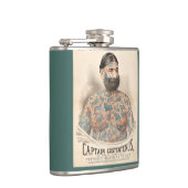 Kapitein Costentenus tatoeëerd man uit 1880 Heupfles (Rechts)