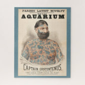 Kapitein Costentenus tatoeëerd man uit 1880 Legpuzzel (Verticaal)