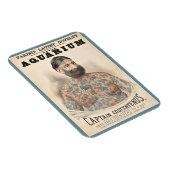 Kapitein Costentenus tatoeëerd man uit 1880 Magneet (Rechterzijde)