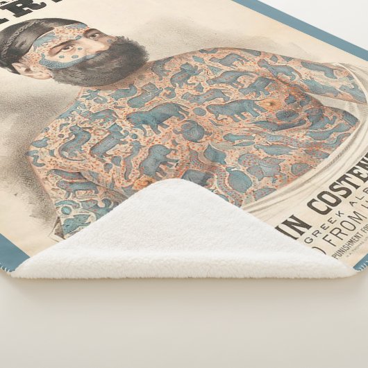 Kapitein Costentenus tatoeëerd man uit 1880 Sherpa Deken (3/4)