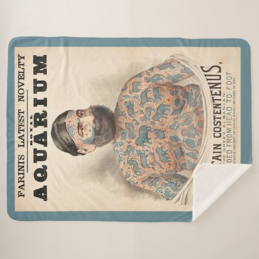 Kapitein Costentenus tatoeëerd man uit 1880 Sherpa Deken (Voorkant (horizontaal))