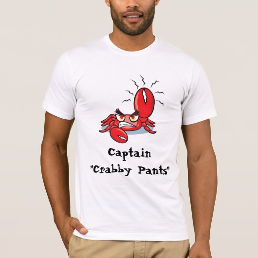 Kapitein Crabby Pants T-shirt (Voorkant)