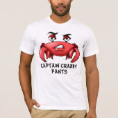Kapitein Crabby Pants T-shirt (Voorkant)