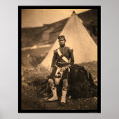 Kapitein Cuninghame Highlander 1855 Poster (Voorkant)