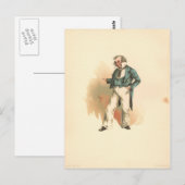 kapitein Cuttle Dombey & Son Briefkaart (Voorkant / Achterkant)