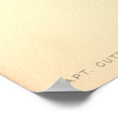 Kapitein Cuttle uit Dombey and Son Poster (Hoek)