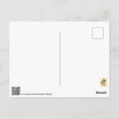 Kapitein Cuttle uit Dombey en Son Briefkaart (Achterkant)