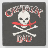 Kapitein Dad Stone Onderzetter (Voorkant)