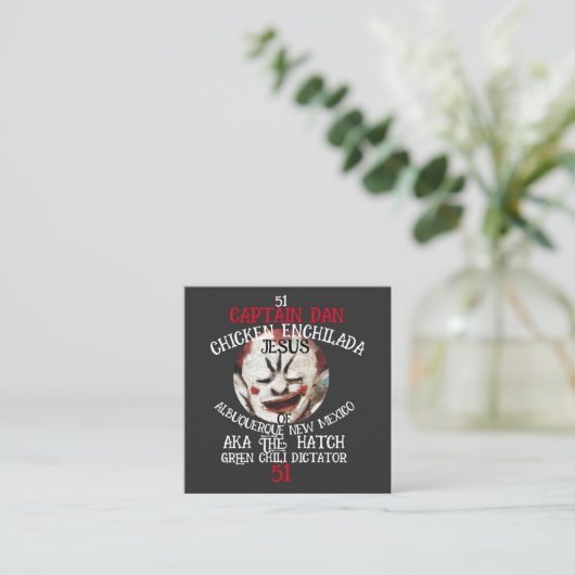 KAPITEIN DAN CHICKEN ENCHILADA JESUS ALBUQUERQUE N INFORMATIEKAARTJE (Staand voorkant)