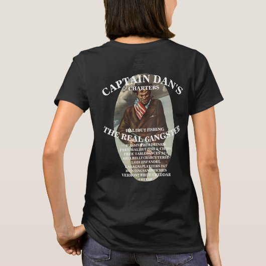 KAPITEIN DAN DE GANGSTER VAN HET C & O CANAL T-SHIRT (Achterkant)