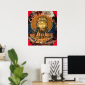 Kapitein Dan de Heilbotvampier Poster (Thuiskantoor)