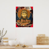 Kapitein Dan de Heilbotvampier Poster (Keuken)