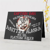 KAPITEIN DAN ENCHILADA JESUS WHITTIER ALASKA KAART (Gele Bloem)