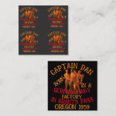 Kapitein Dan geboren Duitse Baby Factory Grants Pa Informatiekaartje (Voorkant / Achterkant)