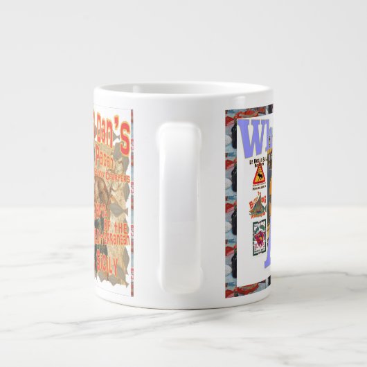 Kapitein Dan Priapus Grote Koffiekop (Achterkant)