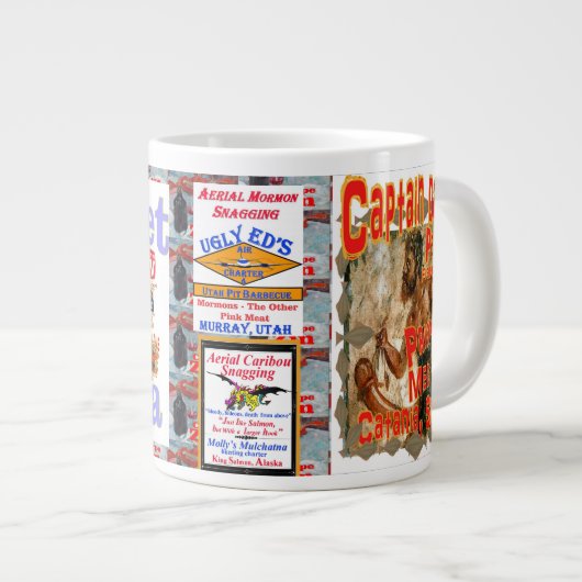 Kapitein Dan Priapus Grote Koffiekop (Voorkant rechts)