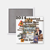 Kapitein Dan The Lion of Whittier Alaska Magneet (Voorkant / Achterkant)