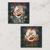 KAPITEIN DAN WE BARBECUE HET LAM VAN GOD ELKE DAG INFORMATIEKAARTJE (Voorkant / Achterkant)