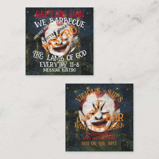 KAPITEIN DAN WE BARBECUE HET LAM VAN GOD ELKE DAG INFORMATIEKAARTJE (Voorkant / Achterkant)