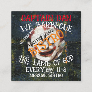 KAPITEIN DAN WE BARBECUEN HET LAM GODS ELKE DAG INFORMATIEKAARTJE
