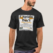 Kapitein Dan's Pagan Vist charters Whittier AK T-shirt (Voorkant)
