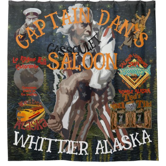 KAPITEIN DAN'S SALOON WHITTIER ALASKA DOUCHEGORDIJN (Voorkant)