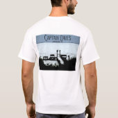 Kapitein Dave's - Copano Bay, TX T-shirt (Achterkant)